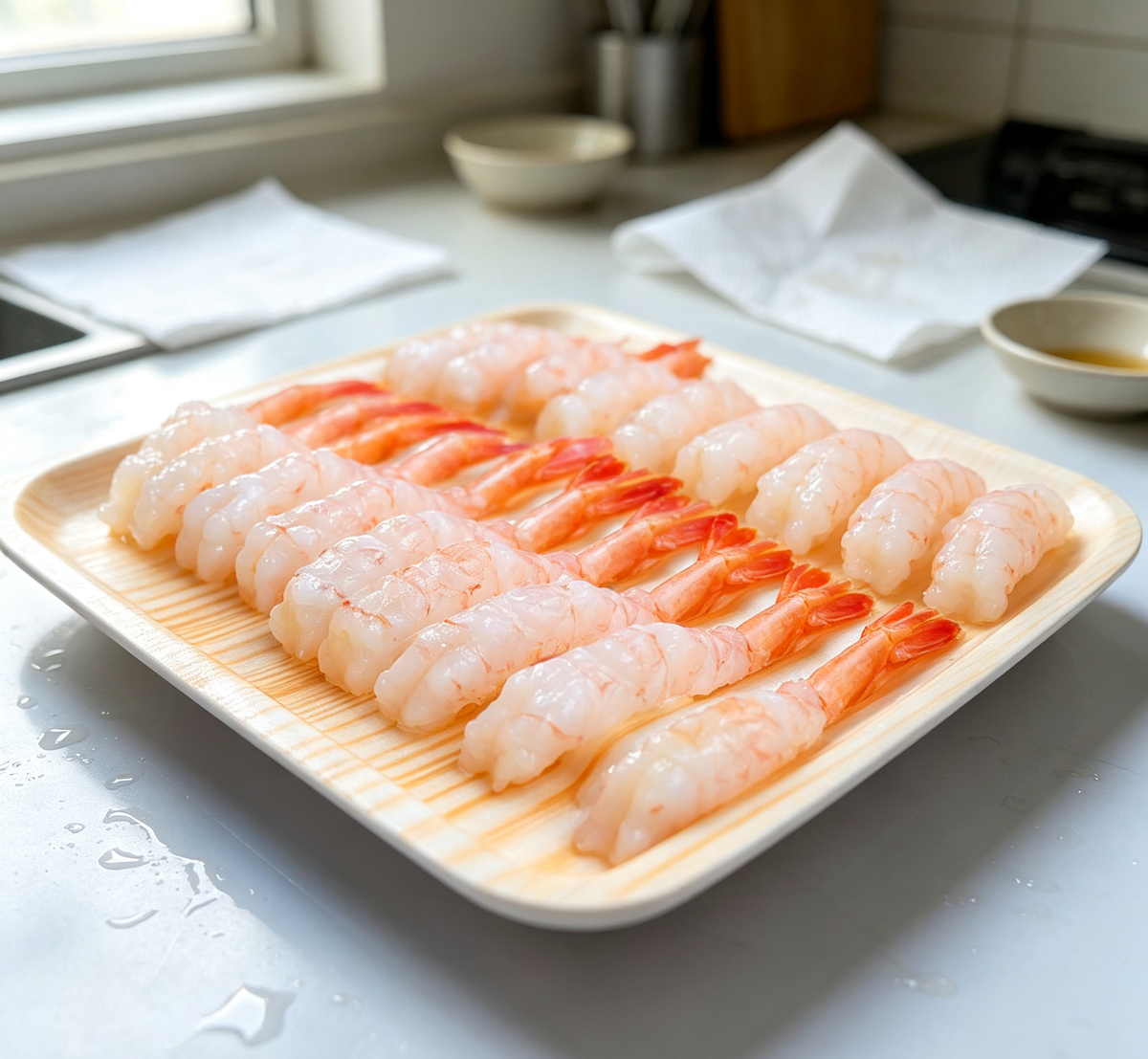 Delicate and Fresh Shrimp Sushi Nigiri - Perfect for Gourmet Dining - photo 2